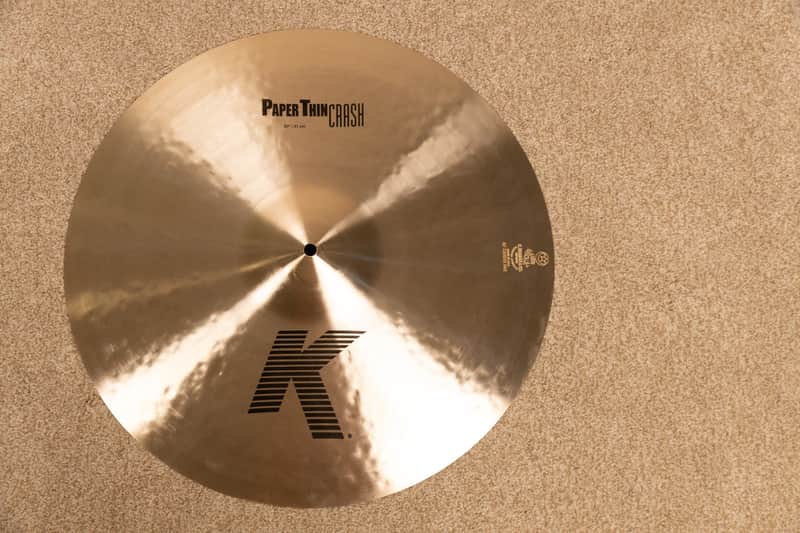 Zildjian 20" K Paper Thin Crash Cymbal 1458g image 1
