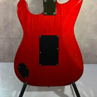 Fender 80's Contemporary HSS Stratocaster MIJ Translucent Crimson Red image 6