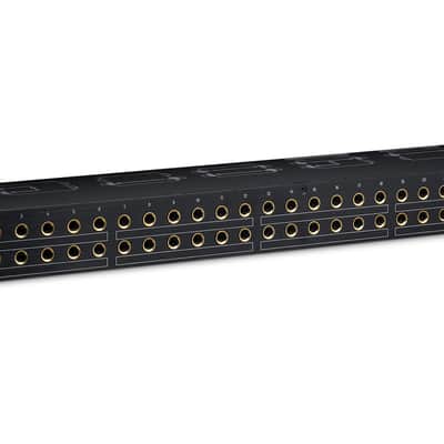 Black Lion Audio PBR TRS3 48-Point Gold-Plated TRS Patch Bay w/ 3-Way Switching image 3