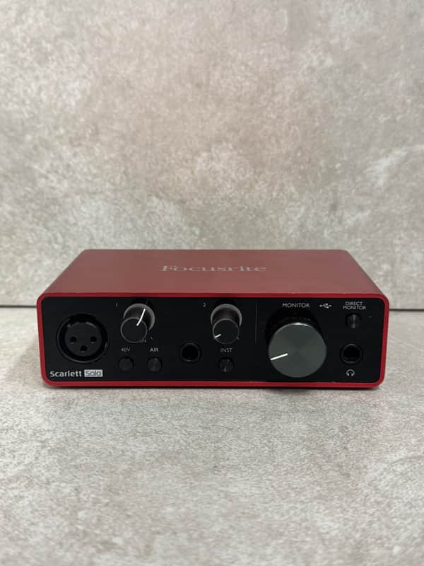 Focusrite Scarlett Solo 3rd Gen 2-Channel Pro Audio Interface image 1