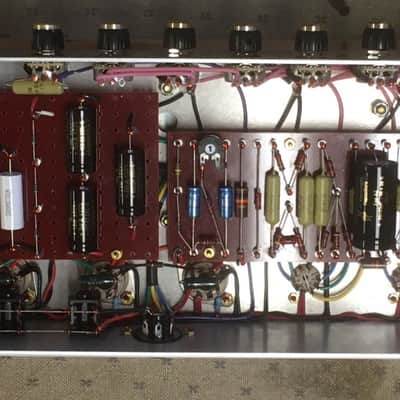 Vogel Instrument Co. JTM45/100 Super 100 Amplifier Hendrix #7026 Clone 2021 Black/Gold image 4