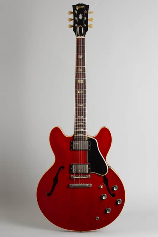 Gibson ES-335TDC Semi-Hollow Body Electric Guitar (1964), ser. #70716, original black hard shell case. image 1