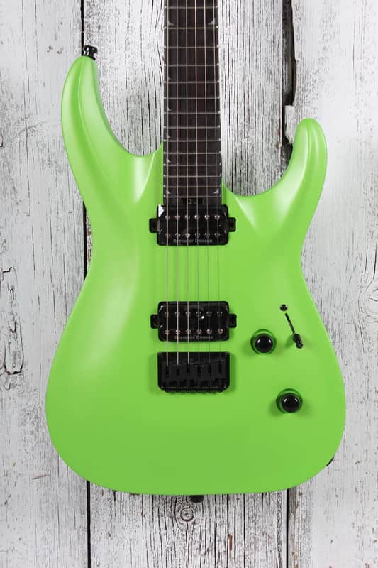 Jackson Pro Plus Series Soloist SLA2 HT Electric Guitar Toxic Apple with Gig Bag image 1