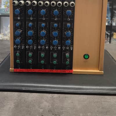 Trident Studios B Range EX Queen, Elton John, David Bowie Channel Strip Mic-Pre EQ Preamp Discreet Class A Rack Bucket built by POM Fairchild for Jimmy Hogarth Vintage 70s British UK London Neve Sound image 10