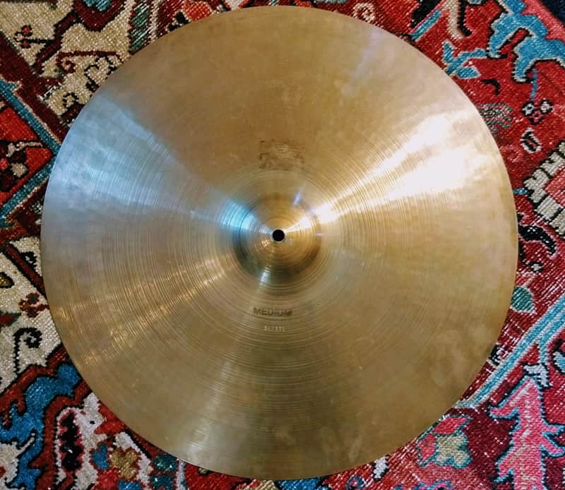 Paiste 20" 2002 "Black Label" Medium Cymbal 1971 - 1980 image 1
