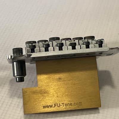 1980's Era Original Floyd Rose Made in Germany Chrome Tremolo Bridge Vibrato Kramer Guitar FU Tone Brass Block image 8
