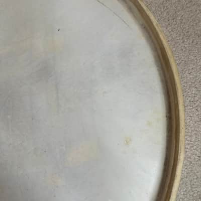 Slingerland Vintage Radio King 24” Genuine Calf Skin Bass Drum Head Lot #2 40s - Calfskin image 15