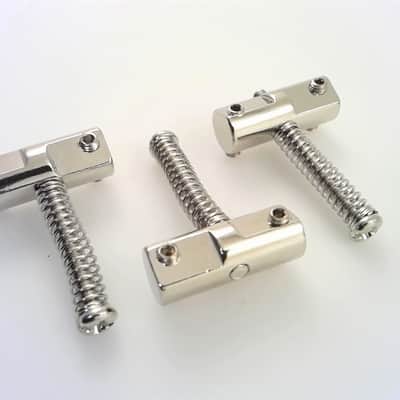 True Custom Shop® Compensated Bridge Saddles for Fender Tele USA '52 & '62 Reissue Nickel image 2
