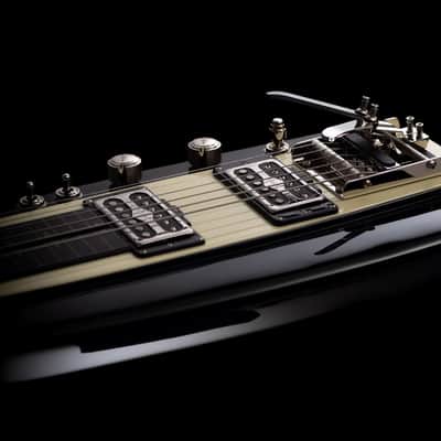 Duesenberg Fairytale Split King Edition Lap Steel in Black and Ivory image 4