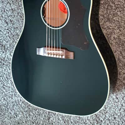 2022 Gibson 1950 S J45 Ebony Black acoustic electric guitar made in the usa ohsc image 1