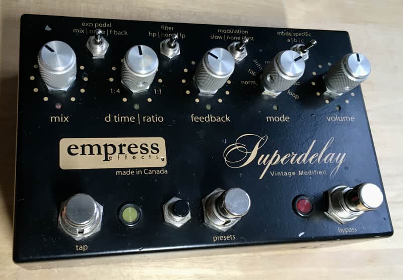 Empress Vintage Modified Superdelay Pedal image 1