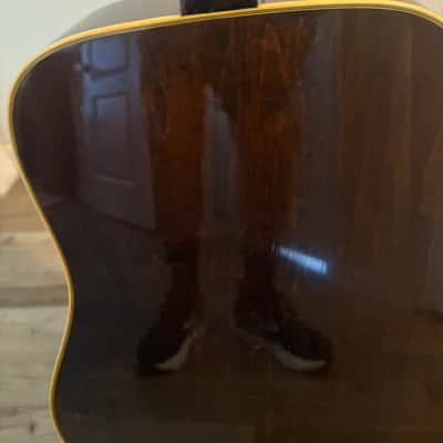 Gibson DOVE 1969 - Natural Top (rare brown maple sides and back) image 14