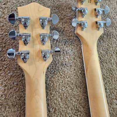 Immagine Used 2019 Gretsch G5566 Jet Double Neck (One Standard Neck, One Baritone Neck) - Silver Sparkle - 14
