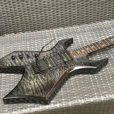 B.C. Rich Warlock / Left hand handed lefty / NJ Neck-Thru series Made In japan 24 frets floyd rose image 2