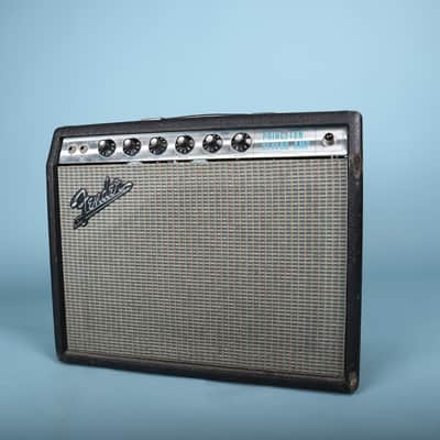1972 Fender Princeton Reverb Guitar Amplifier Amp Silverface image 1