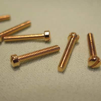 12 Gibson pole pieces screws for paf pickups es-355 Les Paul Custom L5 super 400 made in usa image 8
