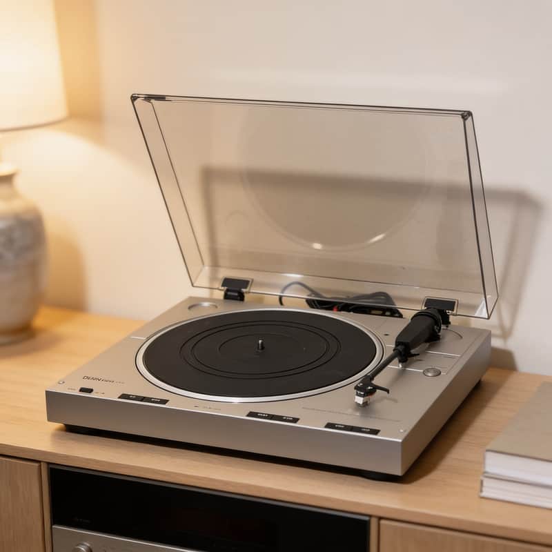 Denon DP-21F Rare Vintage MINT Turntable Working Direct Drive Quartz Warranty image 1