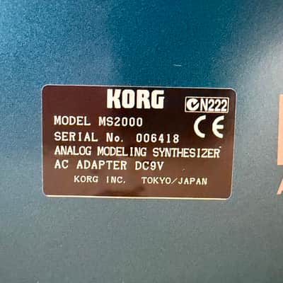 Korg MS2000 2000s - Blue image 14