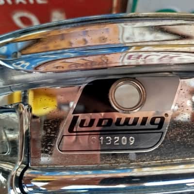 Ludwig  Steel Import  14"X5", 1990s. image 7