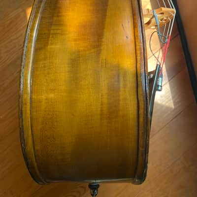 Double bass 3/4 circa 1800 3/4 swell back Pro instrument image 10