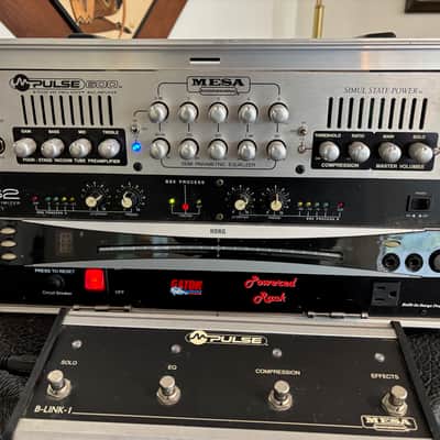 Mesa Boogie M-Pulse 600 Simul-State 600-Watt Rackmount Bass Amp Head 2001 - 2012 - Silver