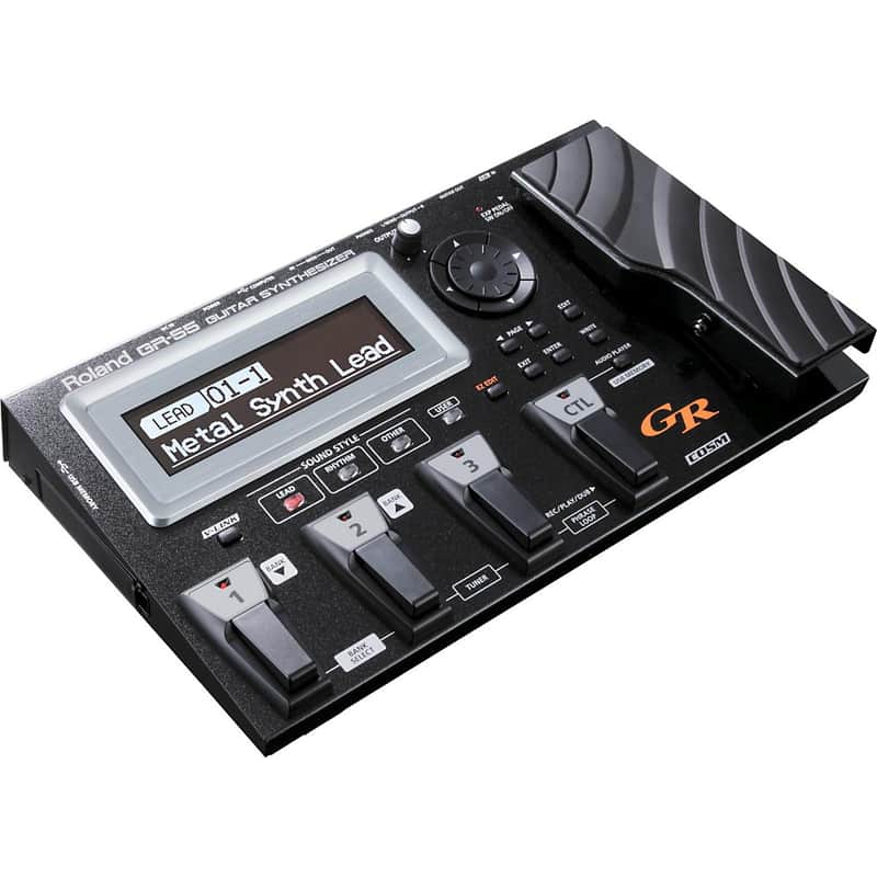 Roland GR-55 Guitar Synthesizer Regular Black With GK-3 Divided Pickup image 1
