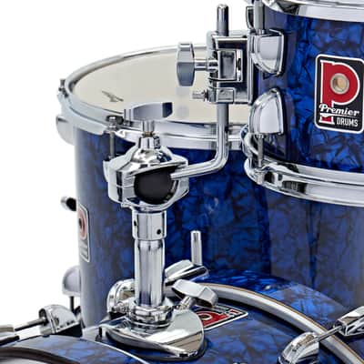 Premier Artist Heritage Series Four-Piece 20 Inch Birch Drum Shell Pack Blue Pearl PAH20-4SPBPW image 5