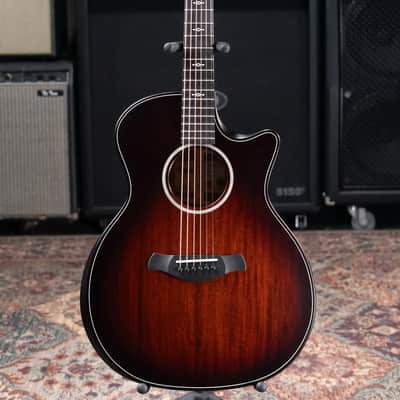 Taylor Next Generation Builder's Edition 324ce Grand Auditorium Acoustic/Electric Guitar - Tobacco Kona Burst with Hardshell Case image 3