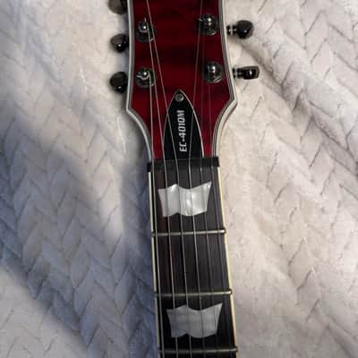ESP LTD EC-401 QM 2017 - 2019 - See Thru Black Cherry image 3