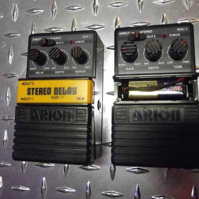 Vintage Arion SAD-1 Stereo Analog Delay & SCH-1 Stereo Analog Chorus Guitar Effects image 2