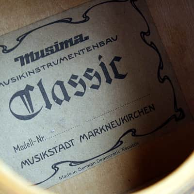1970's Musima  Markneukirchen Classic Nylon String - Klassik Konzert Gitarre Made in The Former GDR image 3