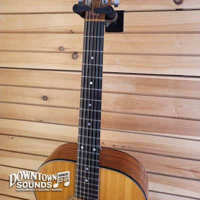 1992 Taylor 555 12-String Jumbo Acoustic/Electric Guitar with Taylor Hard Case - Natural, 5lbs 8oz, NEW BRIDGE image 6