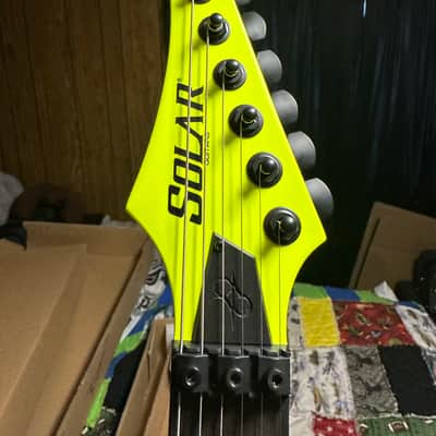 Solar Guitars A2.6FR LN – LEMON NEON MATTE 2023 image 5