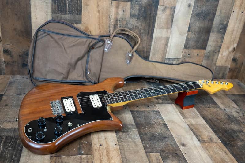 Kawai X-1 Electric Guitar 1980s Walnut Natural HH Made in Japan