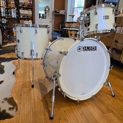Drum Kits - Yamaha Absolute Hybrid Maple 14x22 9x13 15x16 Drum Kit (Polar White) image 12