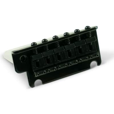 Kluson 2 Post Steel Block Tremolo Bridge Black image 1