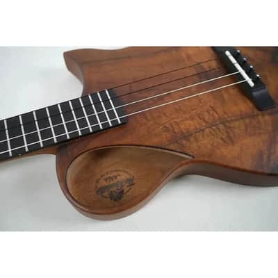 Kala NS-KOA-B Revelator Nautilus Hawaiian Koa Baritone Ukulele w/ Pickup image 4