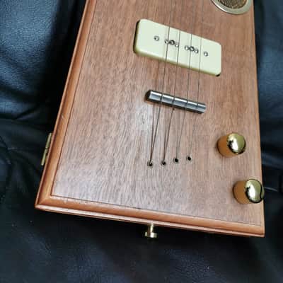 Cigar Box Guitar - handmade P90 slide lap CBG. Great blues instrument image 1