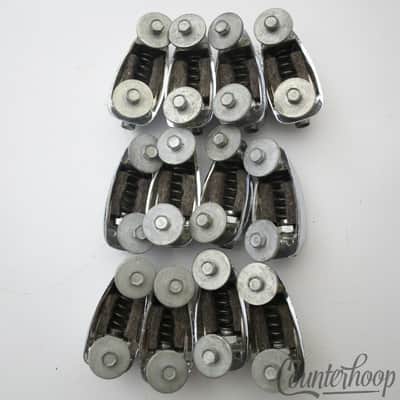 *Slingerland 12x Small Sound King Lugs 3Ply Tom Drum Chrome Vintage 50s-60s Hex* image 3