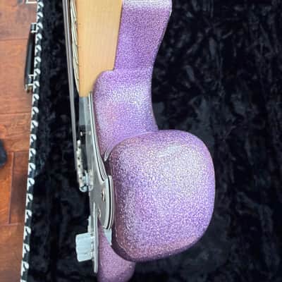 Fender Limited Edition Adam Clayton Precision Bass 2017 - Purple Sparkle image 8