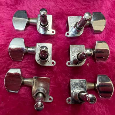 1970s 1980s Schaller 3 x 3 M6 Tuners - Chrome | Vintage Gibson Guild image 13