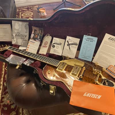 Gretsch G6134TGQM-59 Limited Edition Quilt Classic Penguin with Bigsby 2024  - Forge Glow image 1