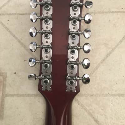 Epiphone 12 string neck Mahogany stained maple image 3