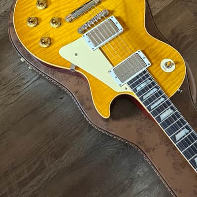 2025 Gibson Les Paul 1959 Reissue Lemonburst Gloss Made to Measure image 6