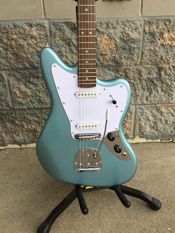 Squier Affinity Jaguar Ice Blue Metallic image 1
