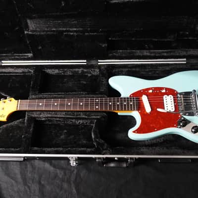 Fender Japan KC-MG/LH Sonic Blue “Sky-Stang I” – Kurt Cobain Nirvana Mustang LH MOD w/ Limited Record image 2