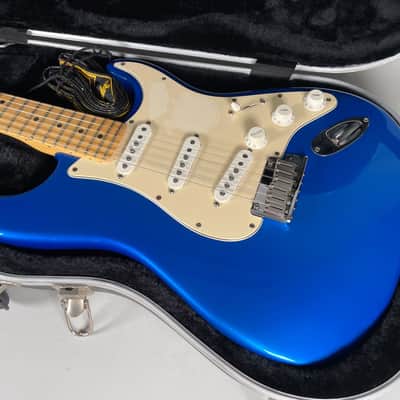 2004 Fender American Series 50th Anniversary Stratocaster Chrome Blue w/OHSC image 6