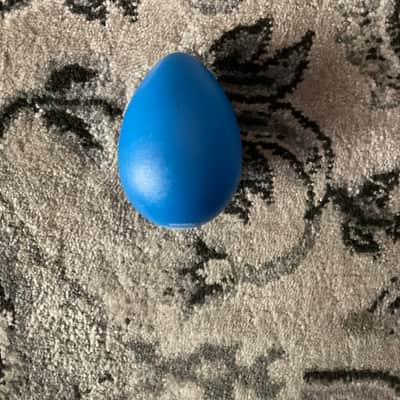 Mint Latin Percussion Egg Shaker (Single) w/Mugan Music Logo, Blue image 3