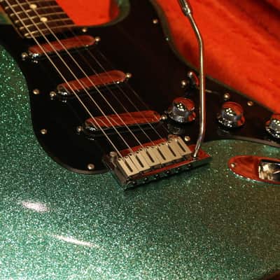 Fender Stratocaster Custom Shop 6/12 1994 Green Sparkle image 9