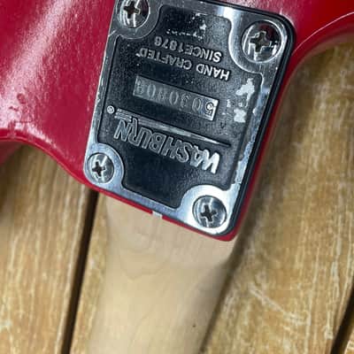 Washburn N1 Nuno Bettencourt - Red Yellow Burst Refinish image 10